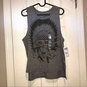 Vans Skull Indian Head Tank Top NWT